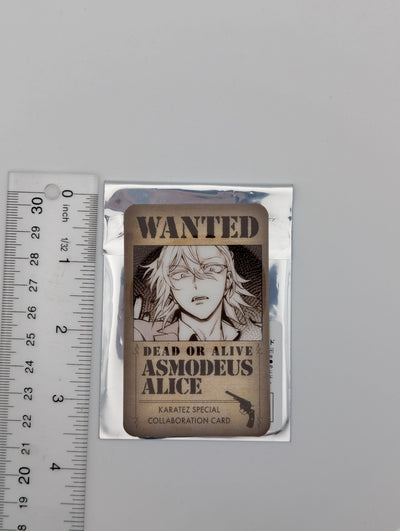 Asmodeus Alice Welcome to Demon School Iruma-kun Wanted Poster Card