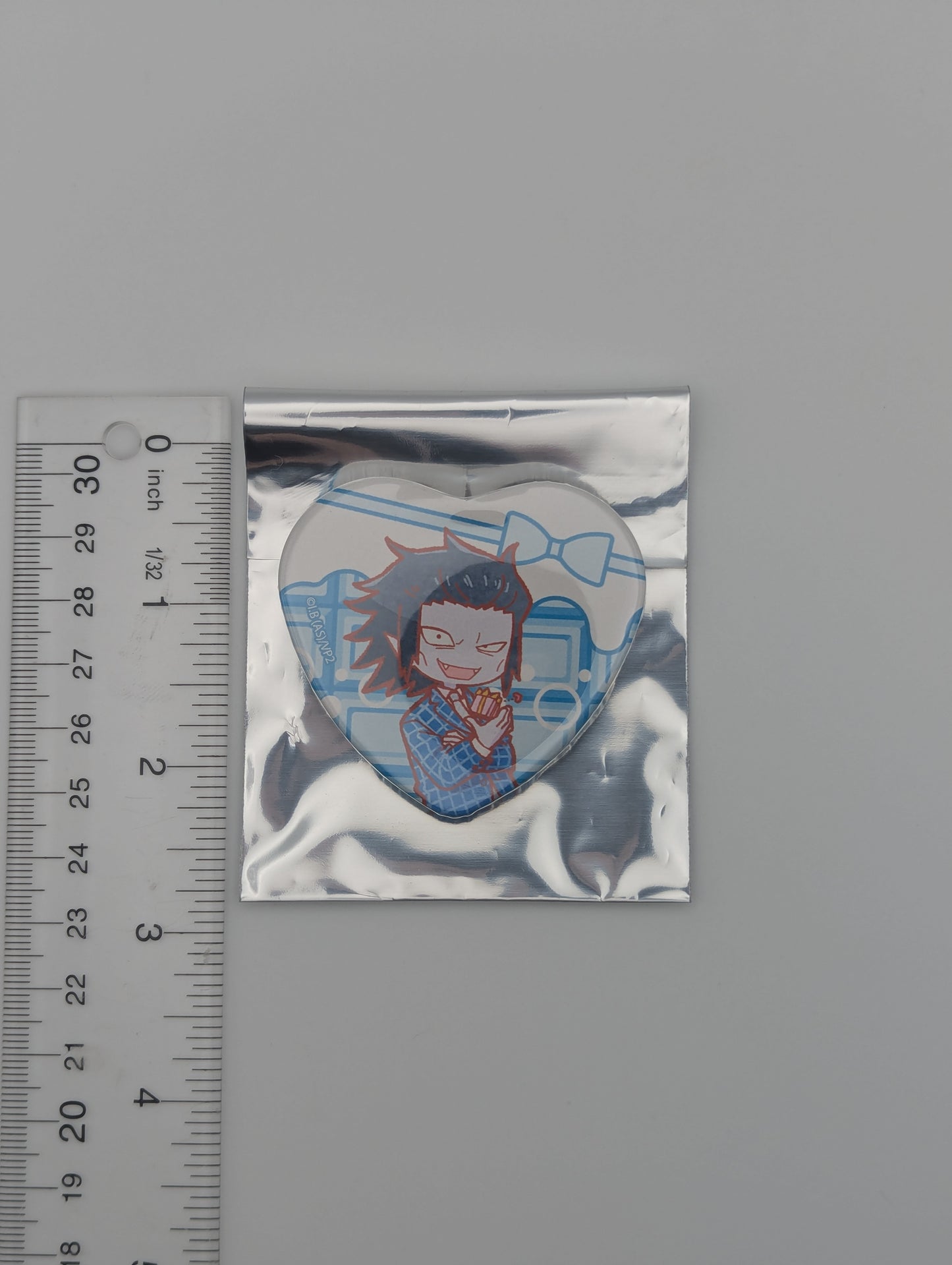 Tsujigiri Nagiri The Vampire Dies in No Time Heart Can Badge