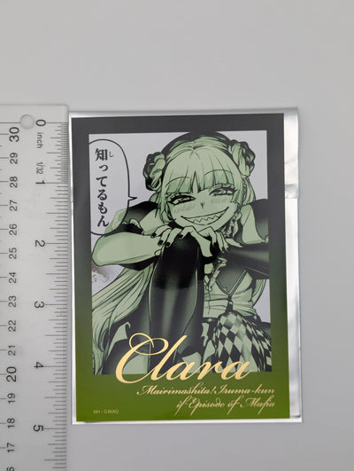 Clara Valac Mairimashita Iruma-kun Mafia Foil-Stamped Bromide