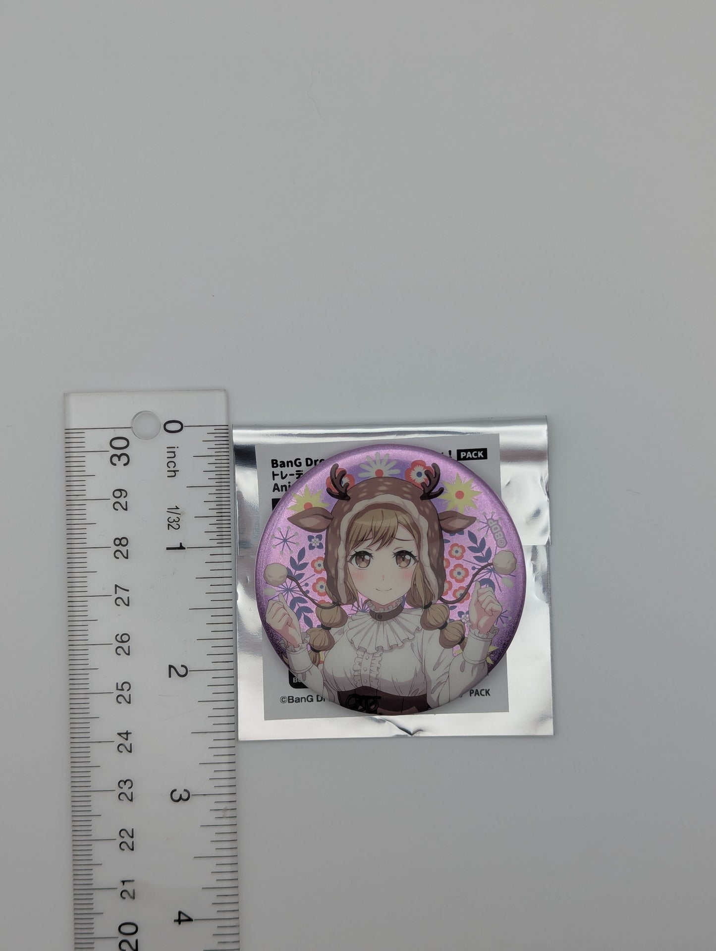 Arisa Ichigaya Bang Dream Animal x Mofu-mofu Party Can Badge