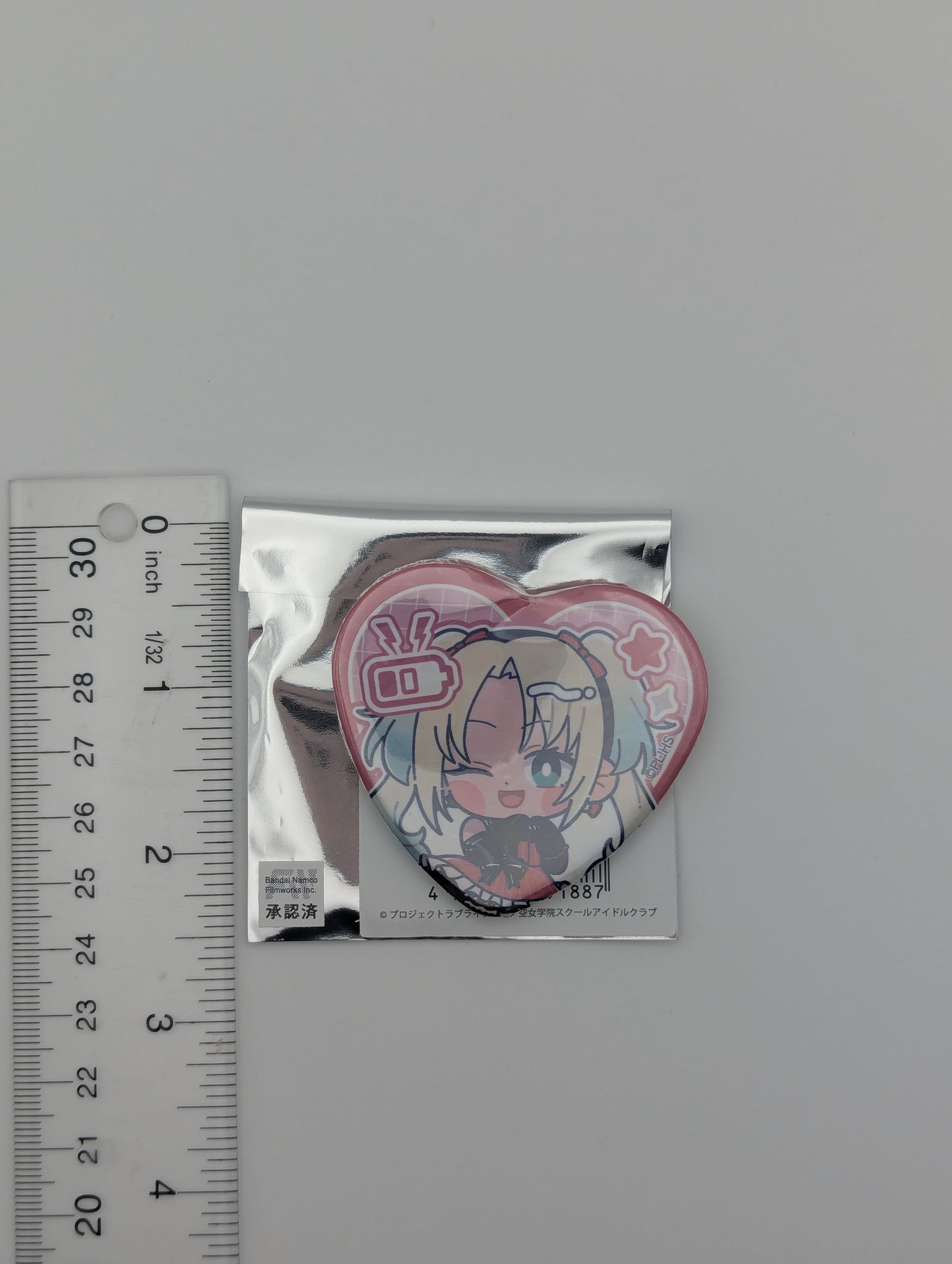 Rurino Osawa Link! Like! Love Live Hasunosora New Toro Heart Can Badge