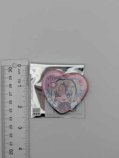 Rurino Osawa Link! Like! Love Live Hasunosora New Toro Heart Can Badge