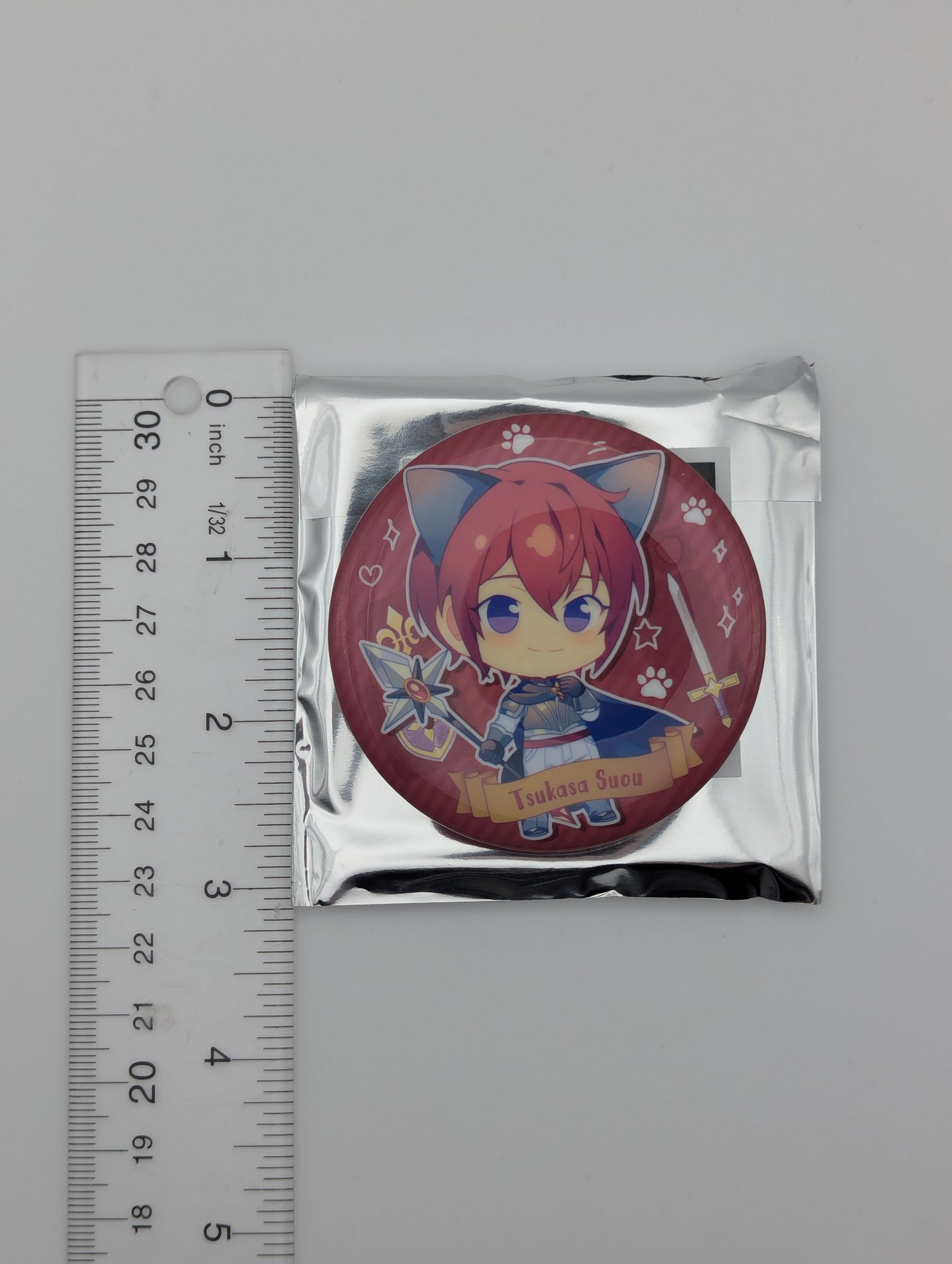 Tsukasa Suou Ensemble Stars CN Kitty Can Badge