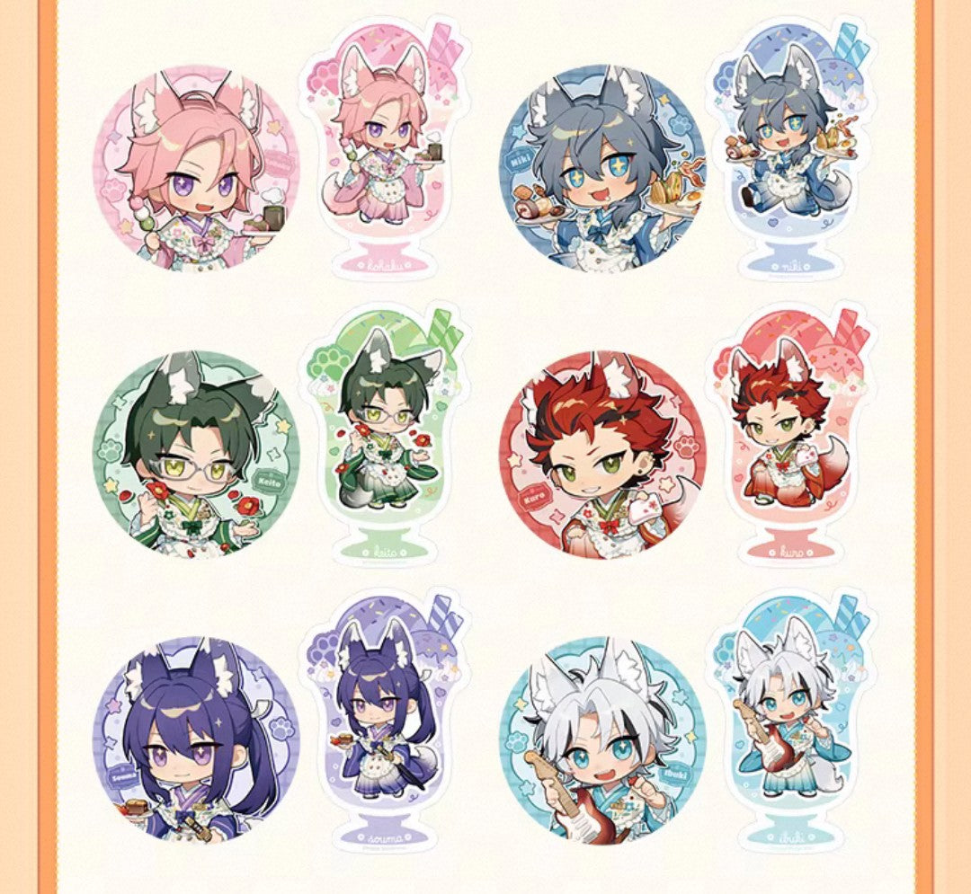 [PREORDER] CN Ensemble Stars Fox Tea Party Badge/Card Sets Set A