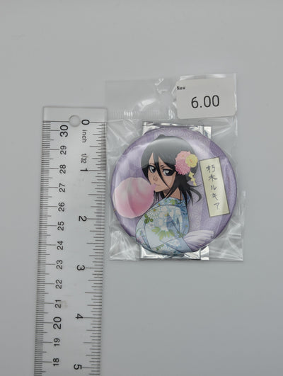 Rukia Kuchiki Bleach Can Badge