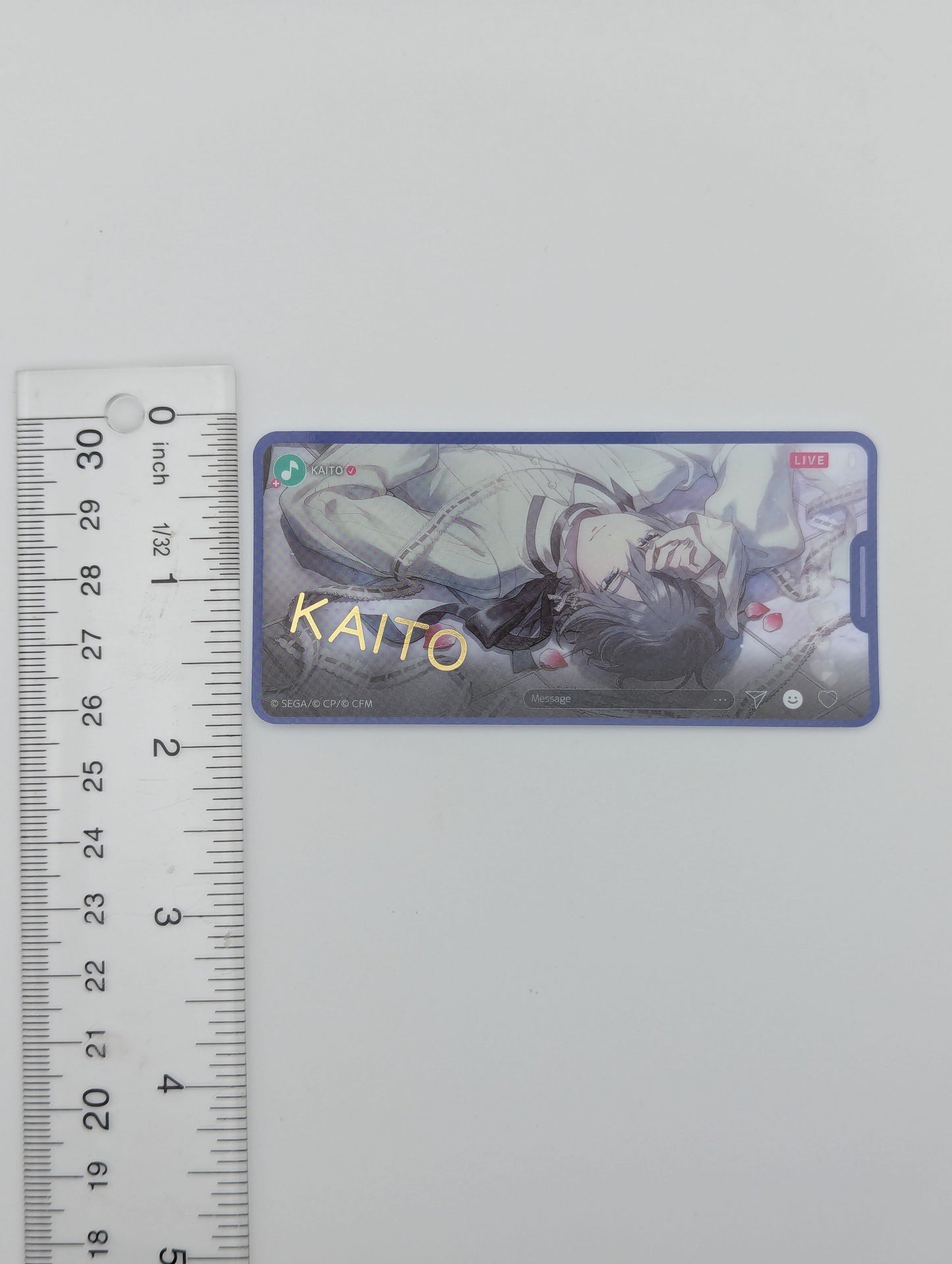 KAITO Project Sekai Clear Memo Sticker *FOIL-STAMPED*