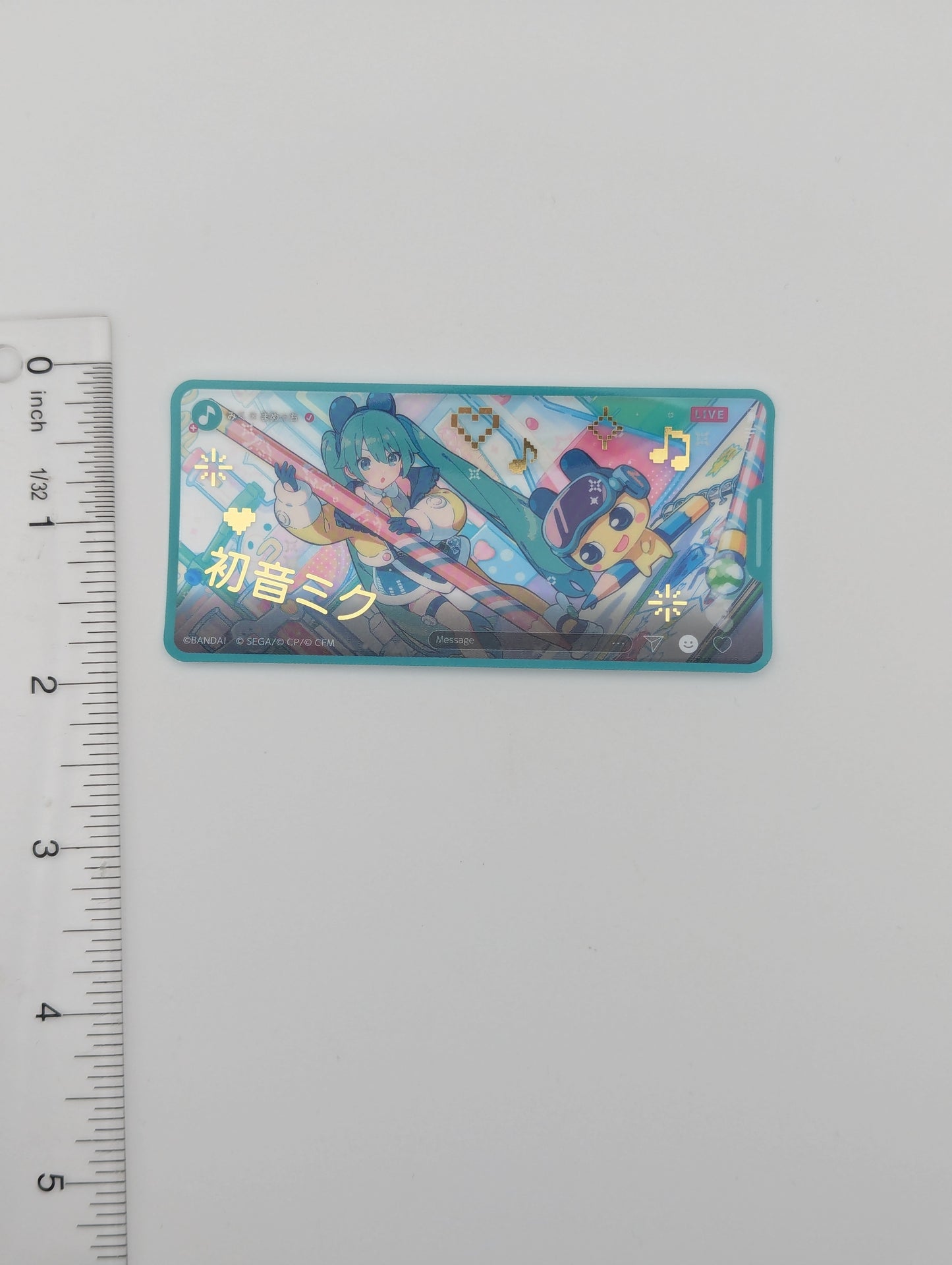 Hatsune Miku Project Sekai x Tamagotchi Memo Sticker *Foil-Stamped*