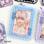 Blue Acrylic Photocard Holder Keychain (9.4x6.8CM)