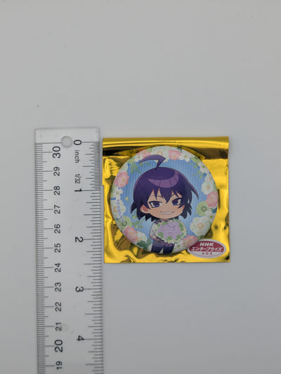 Evil Iruma Suzuki Welcome to Demon School / Mairimashita Iruma-kun Bouquet Ver. Can Badge