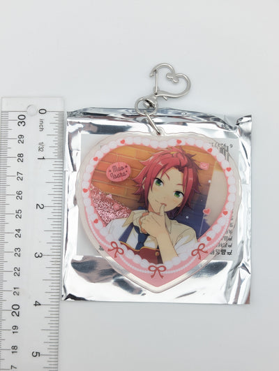 Mao Isara Ensemble Stars CN Heart Cake Glitter Acrylic Keychain