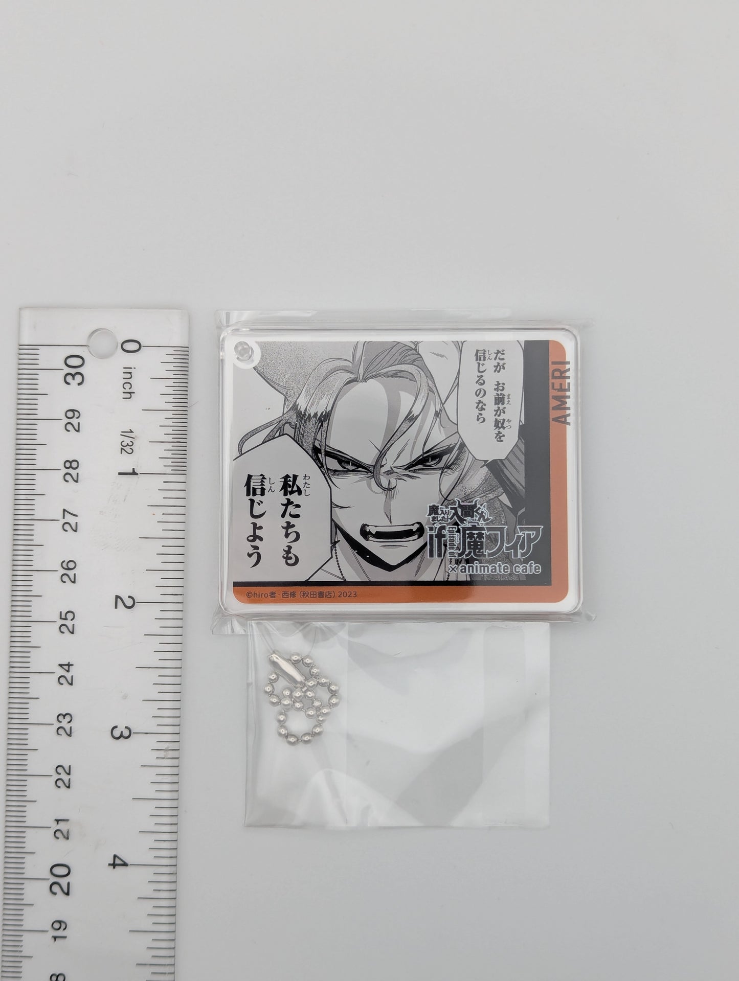 Ameri Azazel Welcome to Demon School Iruma-kun Mafia AU Cafe CoLotta Acrylic Block Keychain
