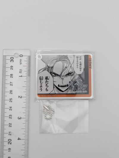 Ameri Azazel Welcome to Demon School Iruma-kun Mafia AU Cafe CoLotta Acrylic Block Keychain