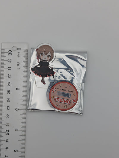 MEIKO Hatsune Miku Don Quijote Akiba Culture Mini Acrylic Stand