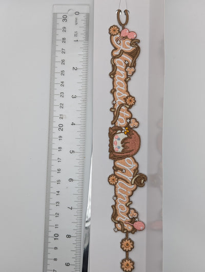 Minori Hanasato Project Sekai 4th Anniversary Embroidered Bracelet