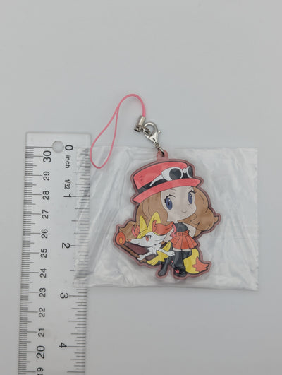 Serena & Fennekin Pokemon Trainers Rubber Strap