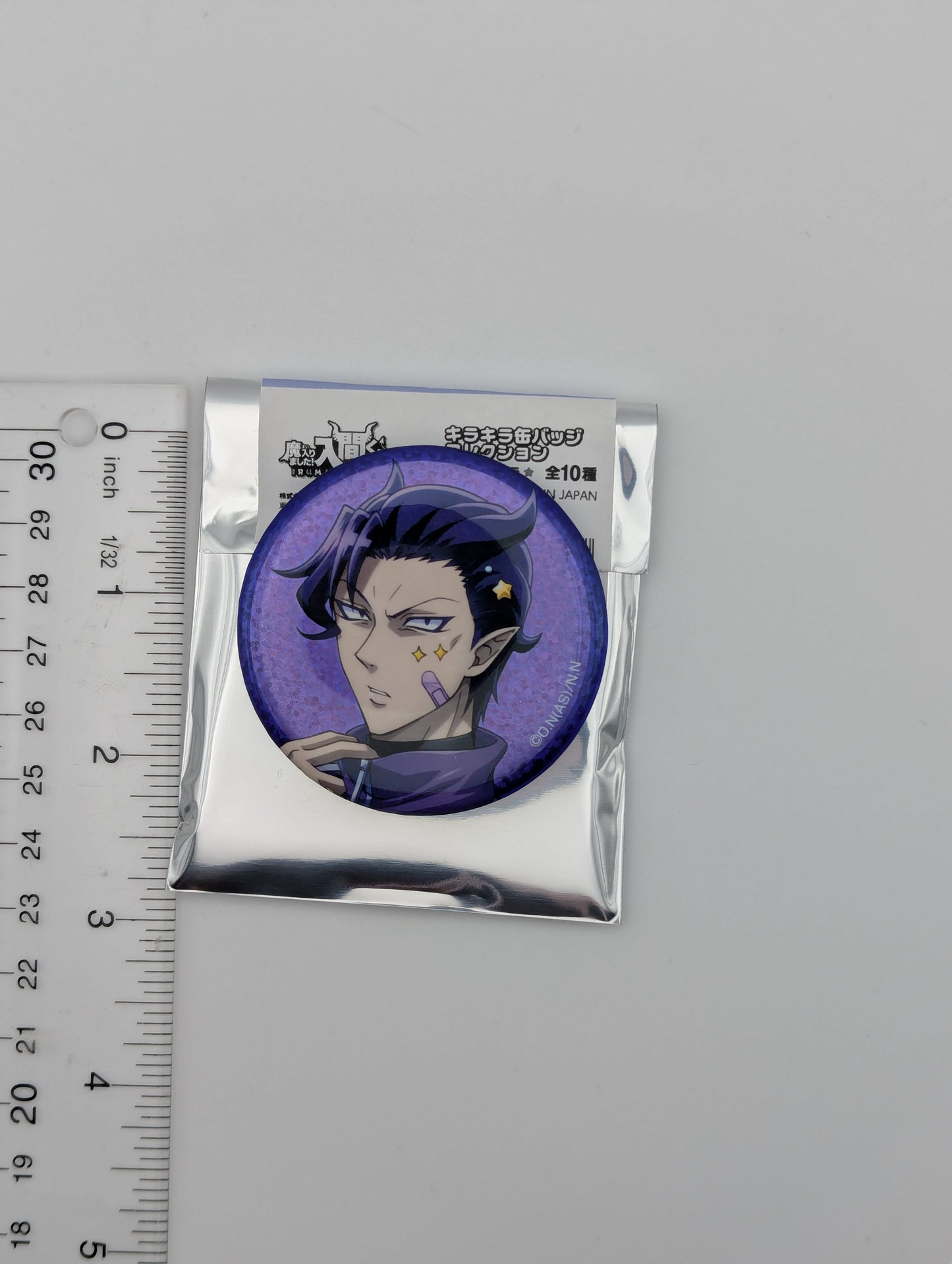 Naberius Kalego Welcome to Demon School Iruma-kun Debi Decora Can Badge