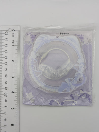 Purple Acrylic Cat Badge Holder (5.8/6.8/7.5CM)
