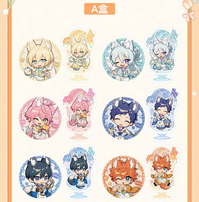 [PREORDER] CN Ensemble Stars Fox Tea Party Badge/Card Sets Set A
