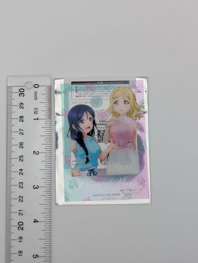 Kanan Matsuura & Mari Ohara Love Live Sunshine UR Pair Clear Card