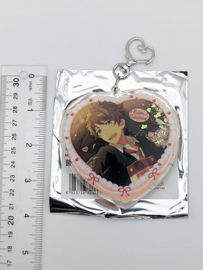 Midori Takamine Ensemble Stars CN Heart Cake Glitter Acrylic Keychain