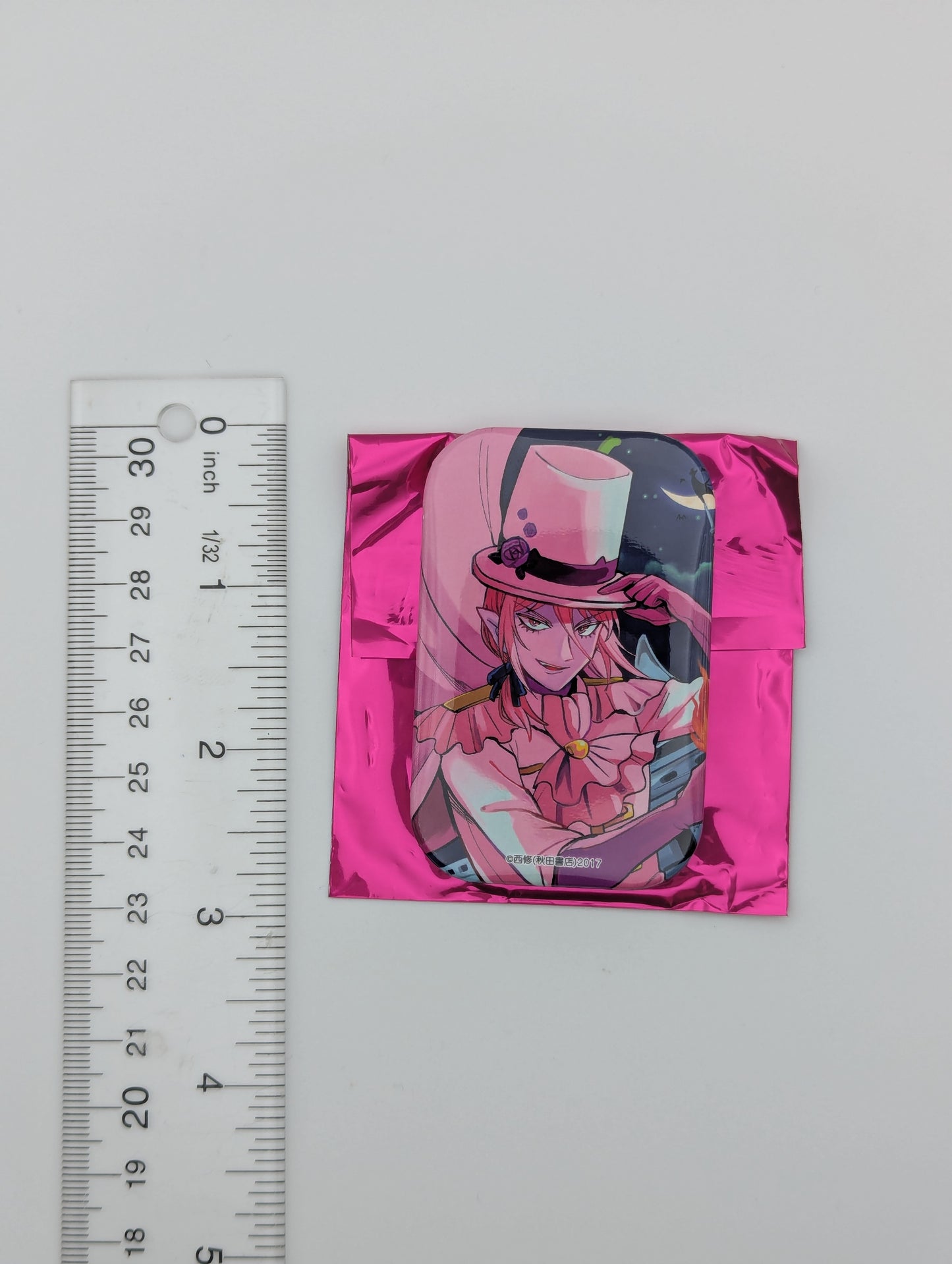 Asmodeus Alice Welcome to Demon School Iruma-kun Rectangle Can Badge