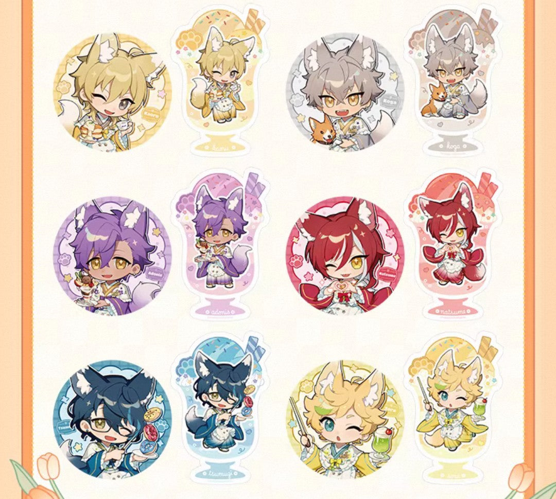 [PREORDER] CN Ensemble Stars Fox Tea Party Badge/Card Sets Set C