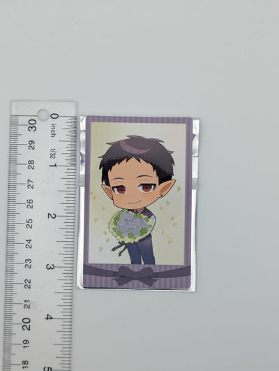 Andro M Jazz Welcome to Demon School / Mairimashita Iruma-kun Bouquet ver. Chibi Polaroid-style Card