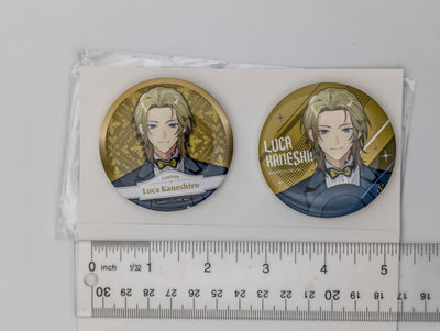 Luca Kaneshiro Nijisanji EN Butler Kuji Can Badge Set