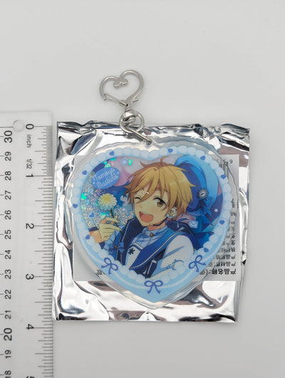 Tomoya Mashiro Ensemble Stars CN Heart Cake Glitter Acrylic Keychain