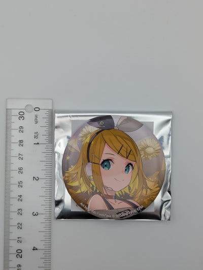 Kagamine Rin Project Sekai 4th Anniversary Connect Live Can Badge