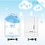 Blue Acrylic Cat Umbrella Photocard Holder Keychain (9.2x6.0CM)