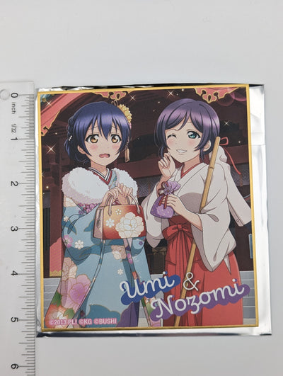 Umi Sonoda & Nozomi Tojo Love Live UR Pair Shikishi Art Board