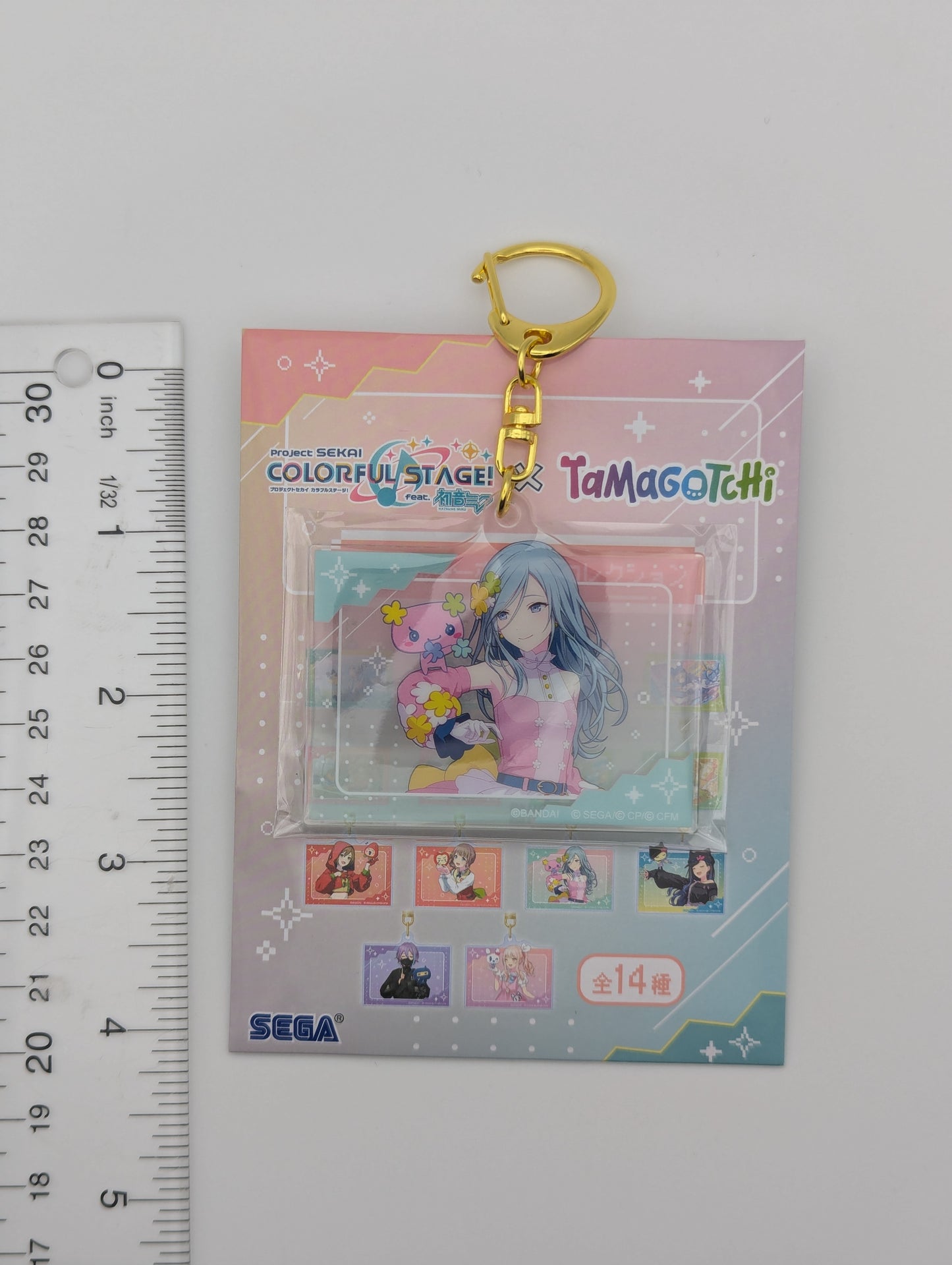 Shizuku Hinomori Project Sekai x Tamagotchi Acrylic Keychain
