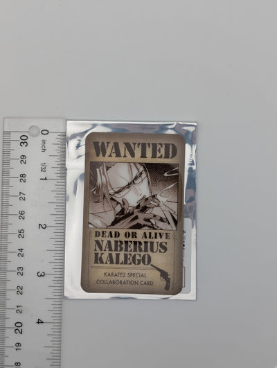 Naberius Kalego Welcome to Demon School Iruma-kun Wanted Poster Card