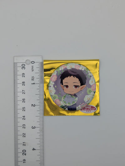 Andro M Jazz Welcome to Demon School / Mairimashita Iruma-kun Bouquet Ver. Can Badge