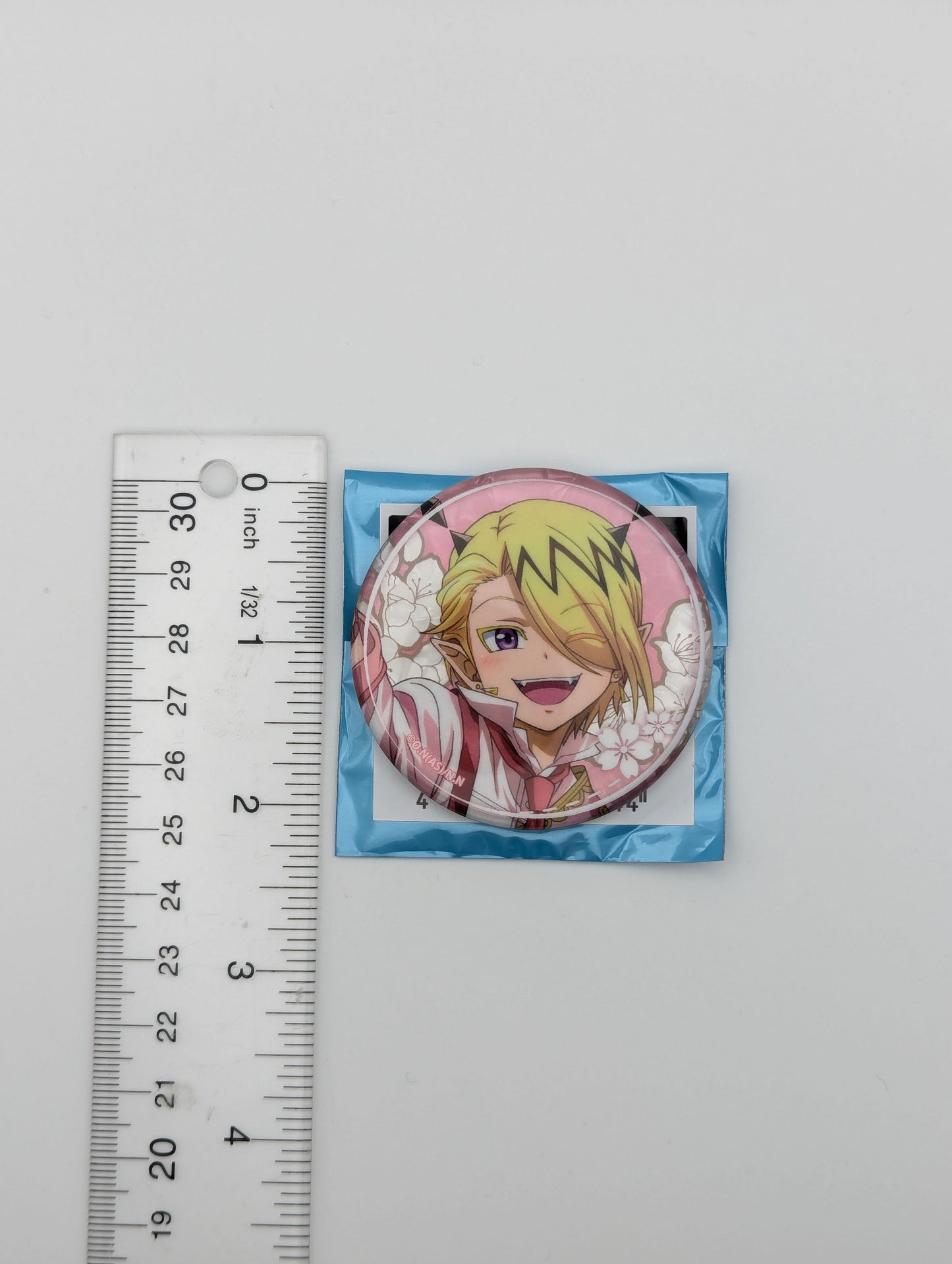 Shax Lied Welcome to Demon School Iruma-kun x Hana Biyori Can Badge