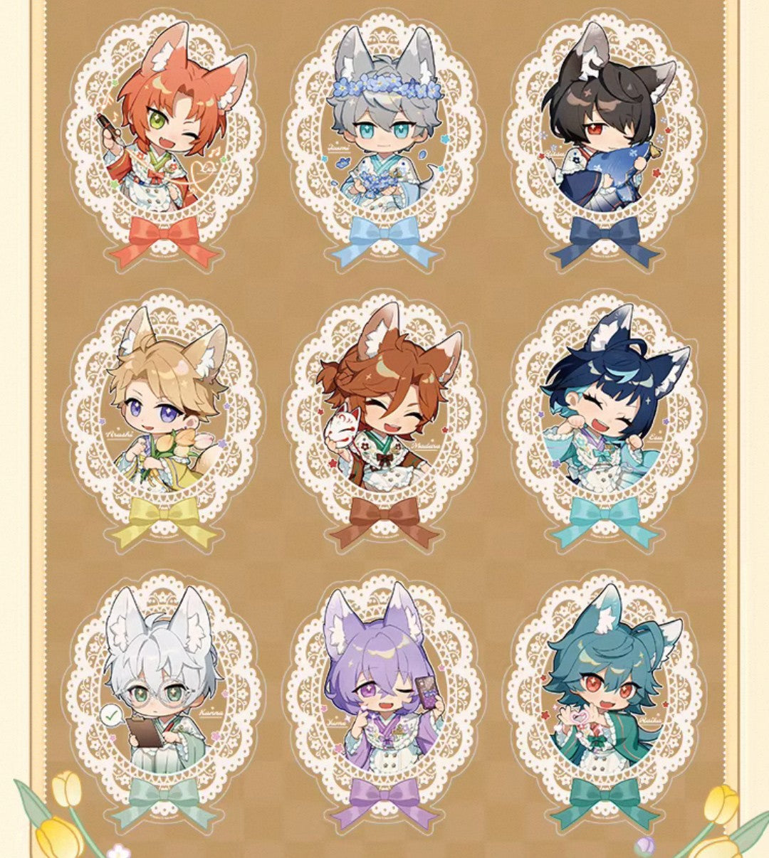 [PREORDER] CN Ensemble Stars Fox Tea Party Clear Cards Set B