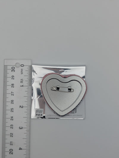Megumi Fujishima Link! Like! Love Live Hasunosora New Toro Heart Can Badge