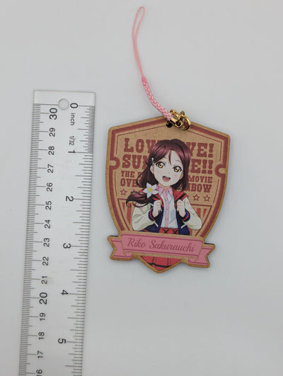 Riko Sakurauchi Love Live Sunshine Wood Keychain