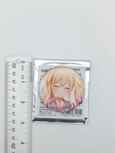 Saki Tenma Project Sekai Glitter Can Badge