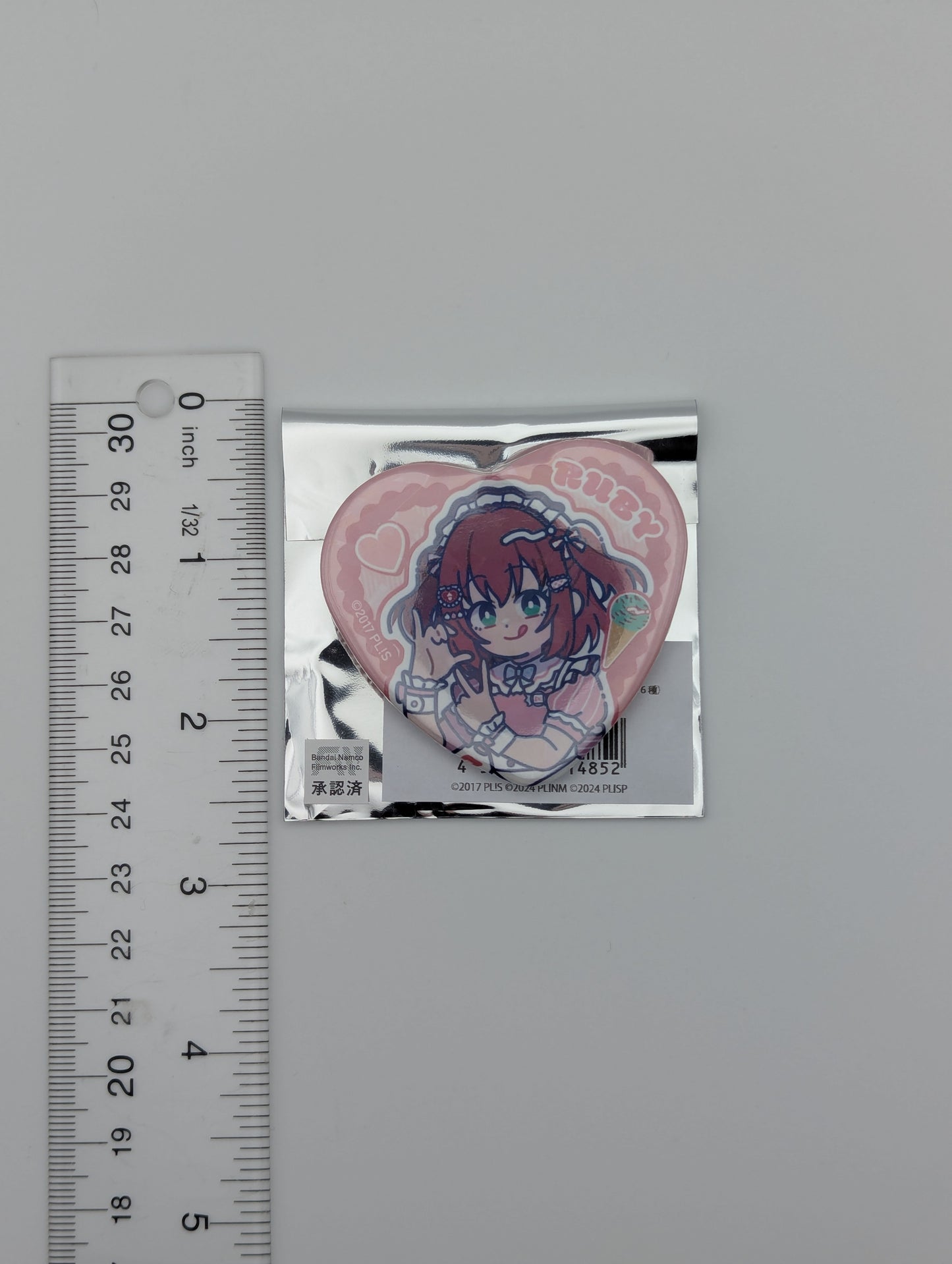 Ruby Kurosawa Love Live AiScReam New Toro Heart Can Badge