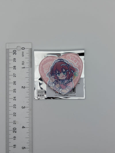 Ruby Kurosawa Love Live AiScReam New Toro Heart Can Badge