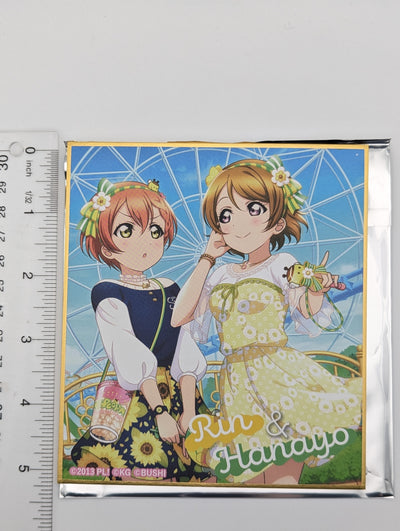 Rin Hoshizora & Hanayo Koizumi Love Live UR Pair Shikishi Art Board