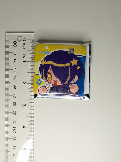 Shinobu Sengoku Ensemble Stars Wakuwaku Trip Square Can Badge