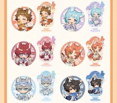 [PREORDER] CN Ensemble Stars Fox Tea Party Badge/Card Sets Set B