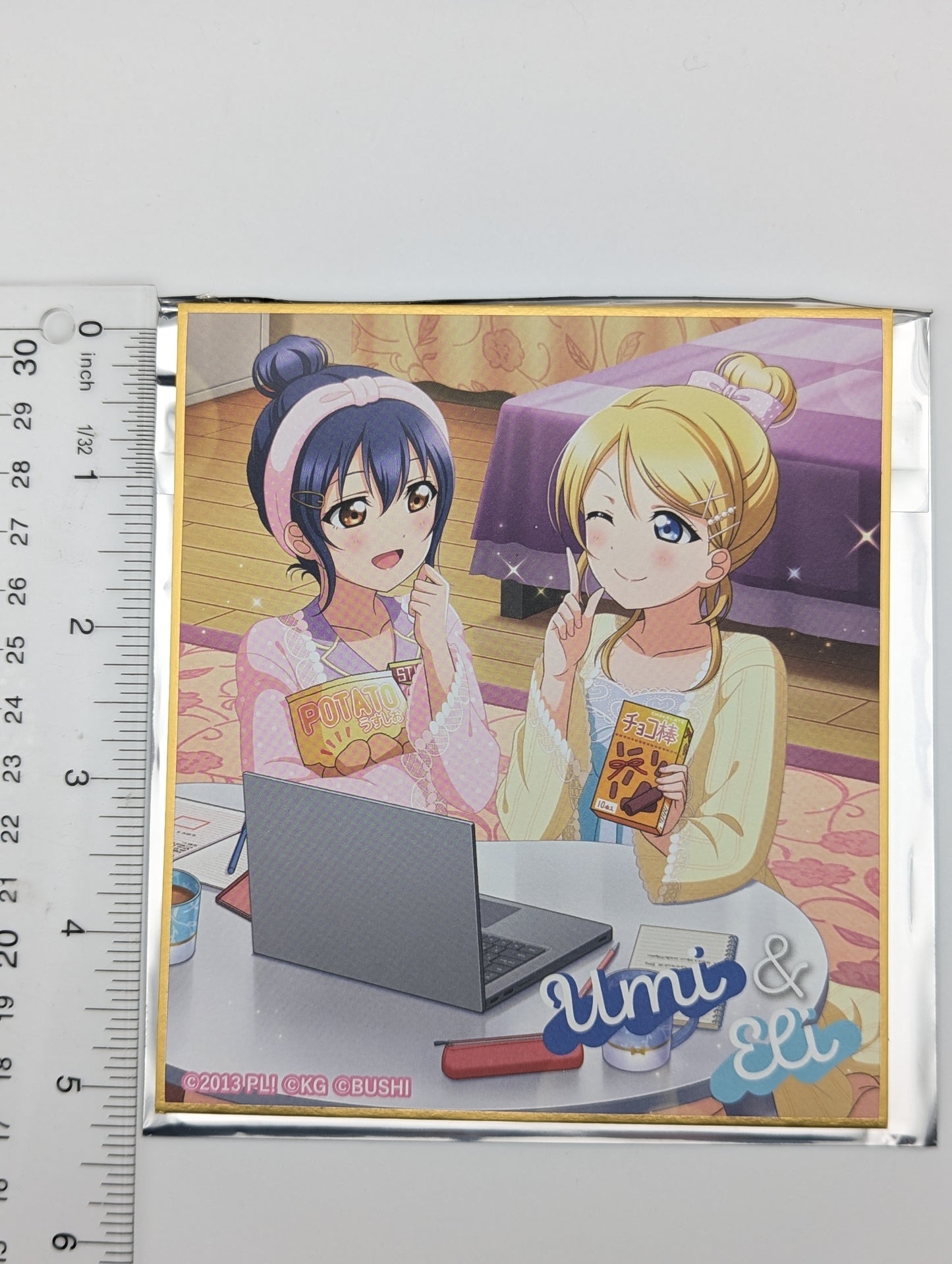 Umi Sonoda & Eli Ayase Love Live UR Pair Shikishi Art Board