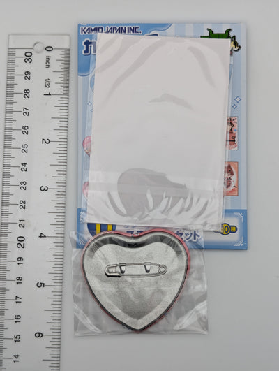 Opera Welcome to Demon School Iruma-kun Jersey Maid Can Badge and Polaroid Set