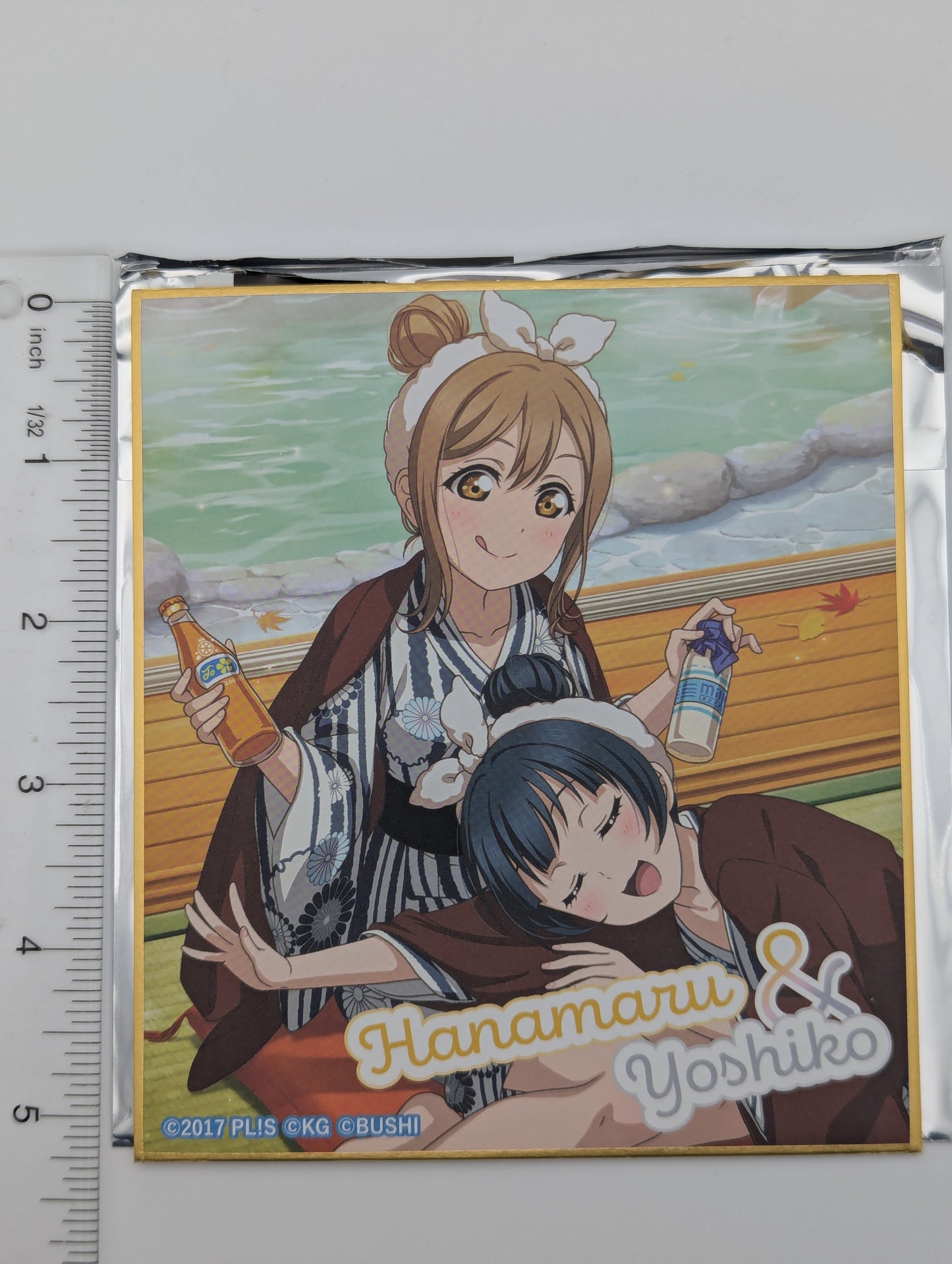 Hanamaru Kunikida & Yoshiko Tsushima Love Live Sunshine UR Pair Shikishi Art Board