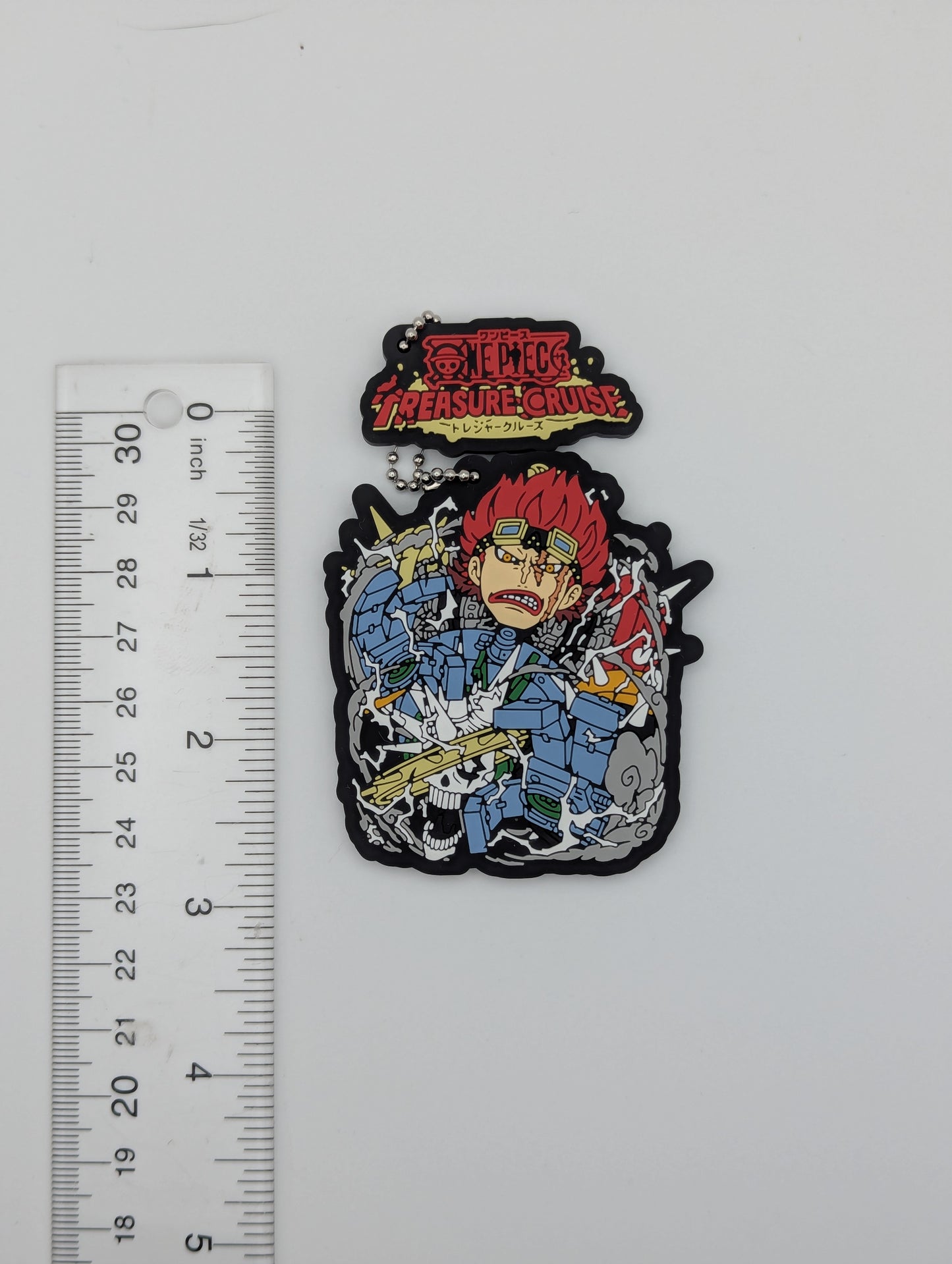 Eustass Captain Kid One Piece Rubber Keychain