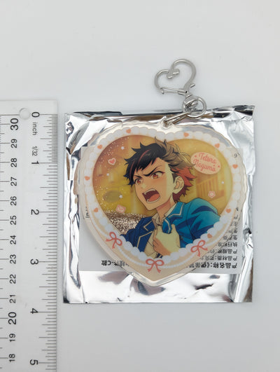 Tetora Nagumo Ensemble Stars CN Heart Cake Glitter Acrylic Keychain